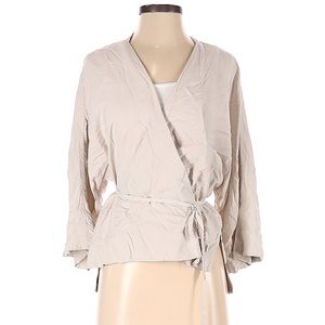 Babaton Silk Wrap Blouse